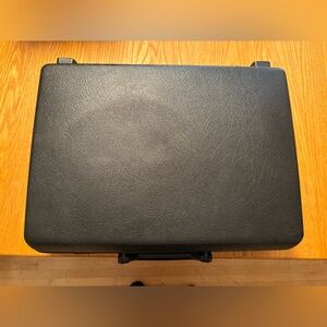 VTG Samsonite Dispatch Black Executive Briefcase Hard Shell